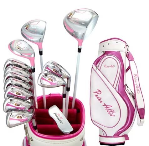 Factory Direct Supply Ladies Golf Club Set R Flex with 34-44.75 Golf Bag Headcovers-Wholesale Outdoor Sports Equipment