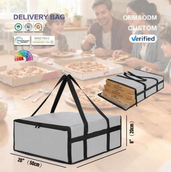 20×20 Insulated Pizza Delivery Bag