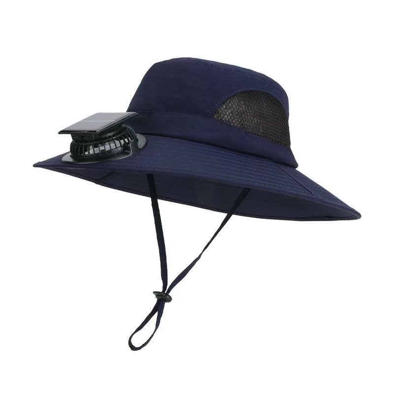 Large Brim Solar Fan Fisherman Hat