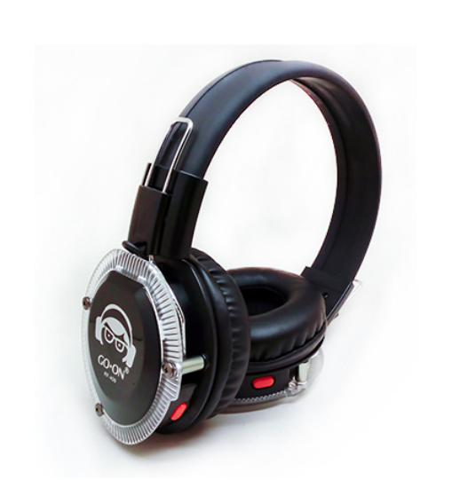 RF-409R(MLC) 10 channels Silent Disco headphone with multiple LED lights for meeting and conference