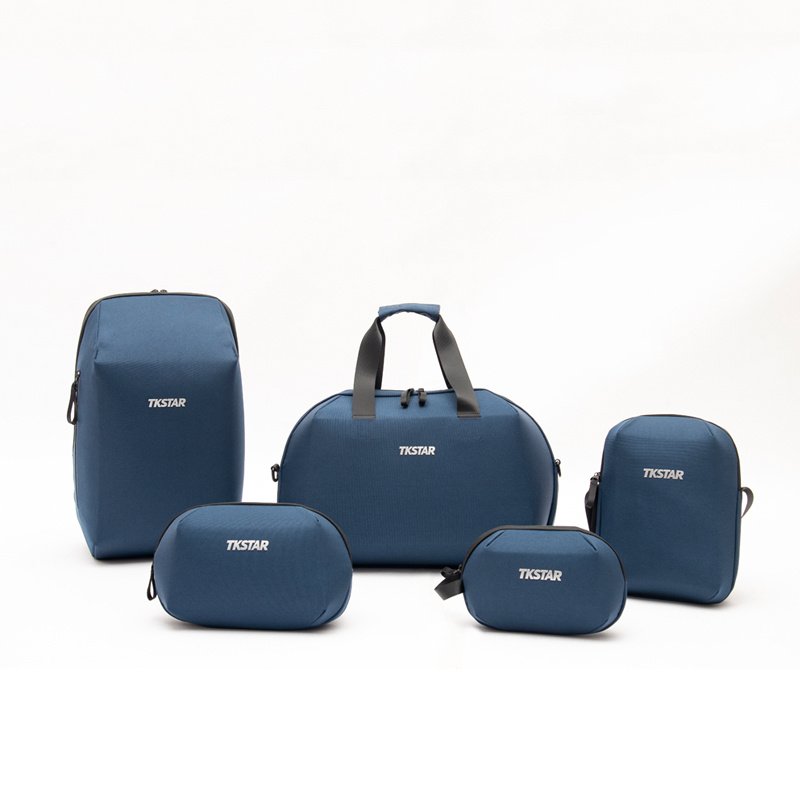Blue Anti-theft Zipper Hard Shell Business Bag