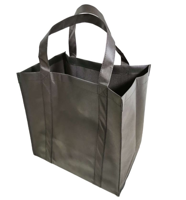 Large Non Woven Grocery Shopping Bag with Handles Gothrough Bottom