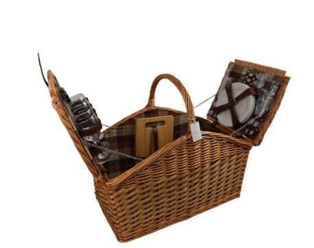 Double Open Lid Classic Picnic Basket