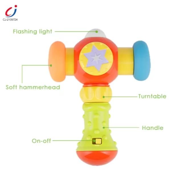 Infant Rattles Activity Hammer Toy