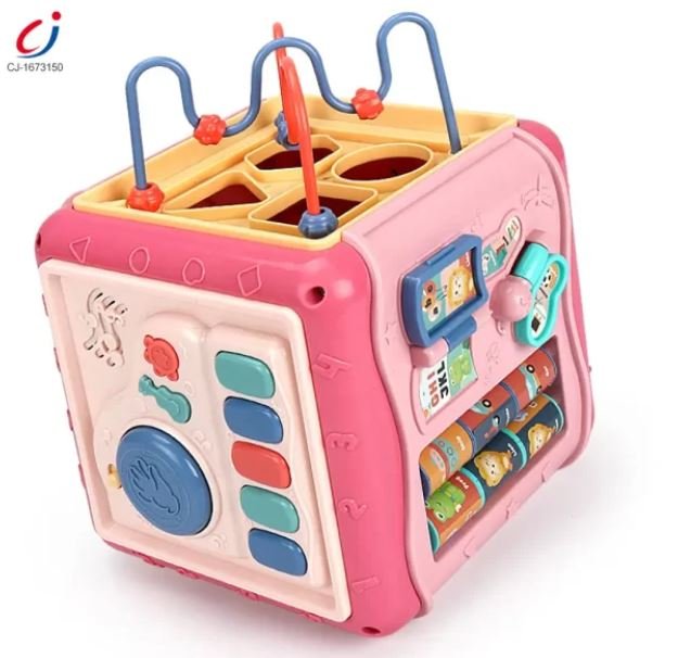 Baby Activity Cube Shape Sorting Activity Center